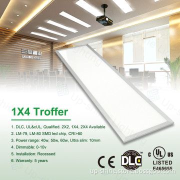 24Hrs Delivery!!! Commercial Using IP40 UL/DLC White/Silver LED panels dlc troffer